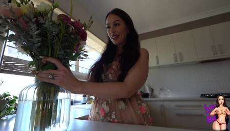 Step-mommy rewards after buying flowers