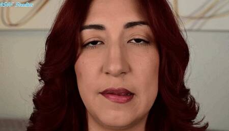 6FT Queen tongue mouth tease POV - MOV