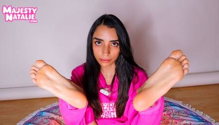 Fuck Your Fist for Cute Feet! Gooning JOI by Majesty Natalie