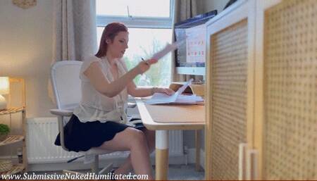 Speed Awareness Instructor Ellie Roe Embarrassed By Uniform Mishaps!! - MP4