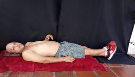 I trample and crush this man with my high heels (3)