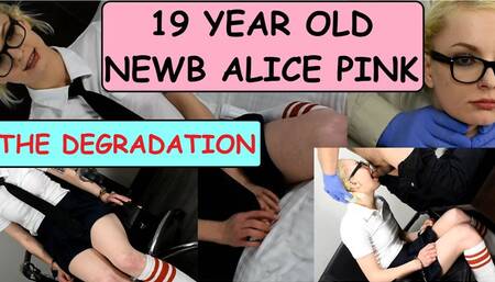 The Degradation of TEEN NEWBIE Alice Pink Breath Play games w Dirty Old Man
