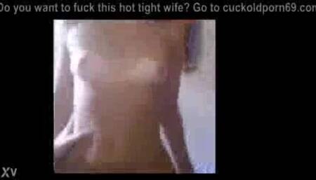 Husband Films His Wife Struggling to Take a BBC