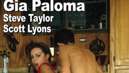 Gia Paloma & Steve Taylor & Scott Lyons Bbg Felch Anal DP Facials