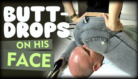 Butt-drops on his face (small version)