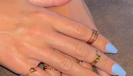 Hand Fetish - Long Fingers Nails Model