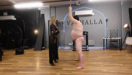 Lady Dark Angel - Judicial Ballbusting of a dedicated slave