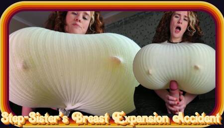 Step-Sister’s Breast Expansion Accident