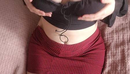 (POV) (audio) giving myself a clit orgasm, and yourself a great view