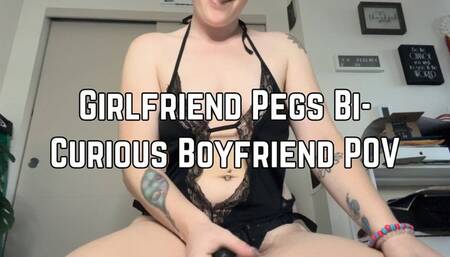Pegging Bi Curious Boyfriend POV 1080p
