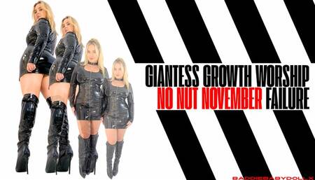 Giantess Growth Worship - No Nut November Failure