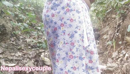 Nepalisexycouple Jungle Sex with Dirty Talk...