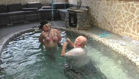 tboLilith 10h - A full Day with Breast Bondage - Chapter 06 - Water Breast Suspension - Part 1 wmv HD