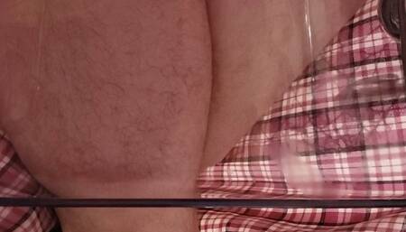 Goat Girl Fingers Herself in a Clear Chair