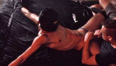 18-Year Old Streamer Danny's Tickle Jerking Initiation To The Chicago Gay Dungeon (Part 4)