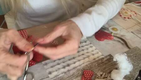 ASMR FETISH DARK RED POLISH NAILS Harley takes care of her hands, treats her nails, cuts the files and puts on fetish nail polish