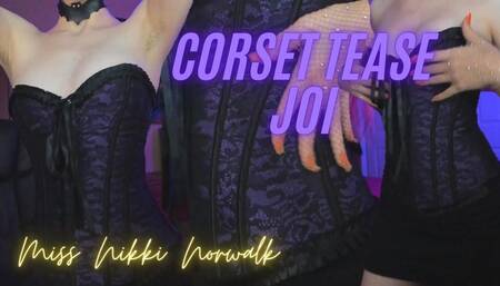 Corset Tease JOI