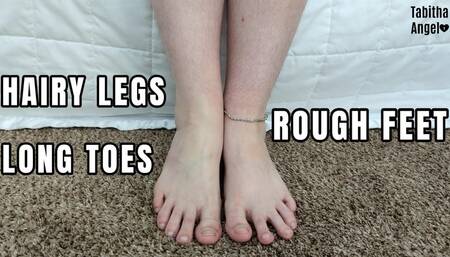 Hairy Legs Rough Feet Long Toes UHD 4K