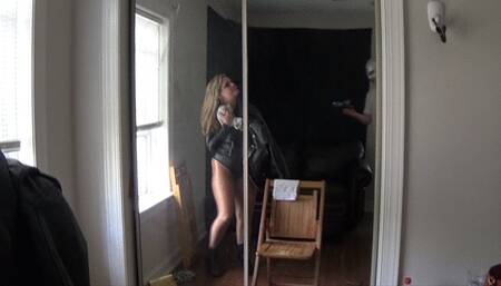 Biker Slut, Chain Smoker, Pro Wrestler Salem Preps and Smokes in the Mirror Backstage Between Matches [DISCOUNTED]