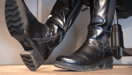 Trapped under Tanja's well worn boots - Cam 2