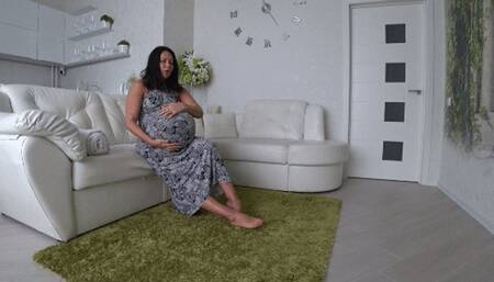 PREGNANT WOMAN FARTS and BURPING c