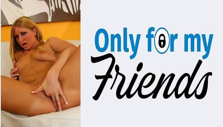 My Girlfriend Larin Lane a Pig with Light Hair Eager to Use Sex Toys and Touch Herself with Her Fingers