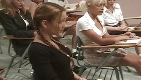 The Classroom Is the Best Place for a Hot French Lesbo Orgy