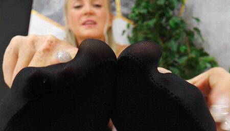 Mistress Jane - Special nylon foot flavor!