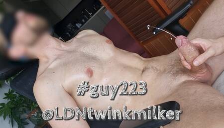 Viking god has his first edging experience #guy223