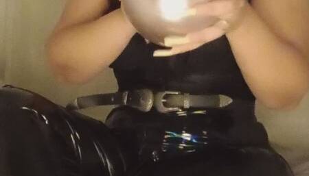 Estourando balões e boias