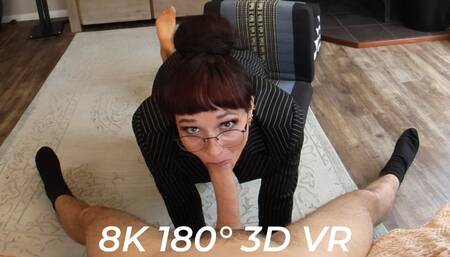 Throbbing Cum in Mouth and Swallow 8K VR Blowjob