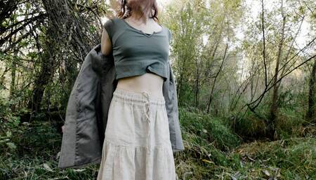 Stripping & Touching Myself On a Hike