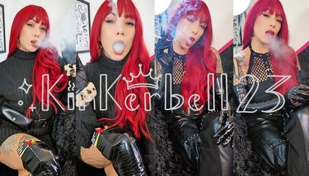 Chainsmoking glove compilation with Red hair - Kinkerbell23