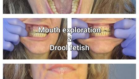 Mouth fetish and drool fetish