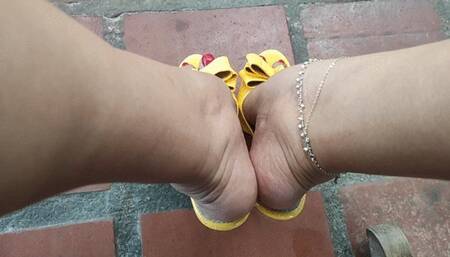 High arched feet leave high heels hanging down (2)