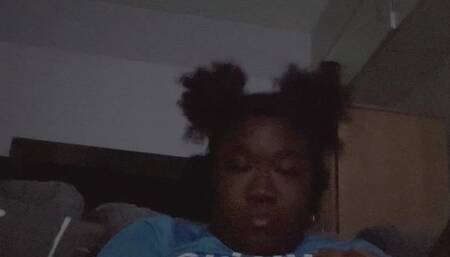 SPREAD MY LEGS AND PLAYED WITH MY PUSSY ON THE SOFA