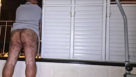 Bottomless in My Balcony - Waiting to Get Caught