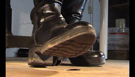 Trapped under Tanja's well worn boots - Cam 3