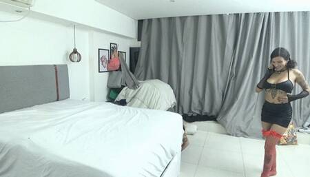 FART ATTACK ON CHEATER GIRL FACE BY BRITNEY HUNTER, PENELOPE PINK AND KWEN CAM BY ALINE FULL HD