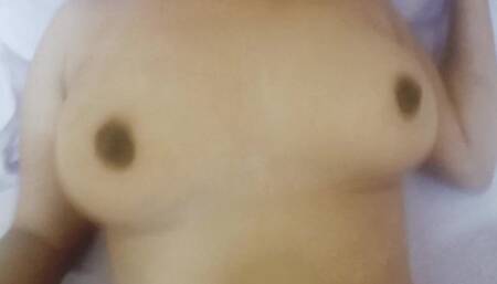 Indian Girl with Big Tits and Hairy Pussy Fuck Closeup