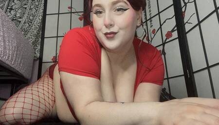 BBW Big Belly Play On All Fours