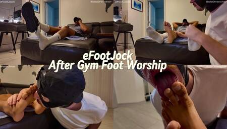 After Gym Foot Worship