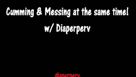 Diaper Lover Audio Cumming and Messing diaper same time