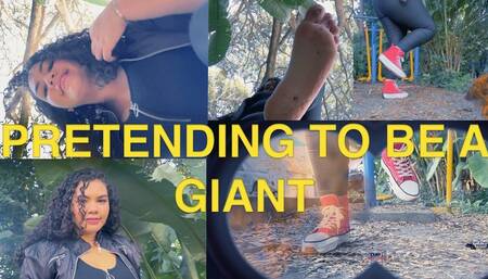 Pretending to be a GIANT - 1080 New giantess Goddess Catarina