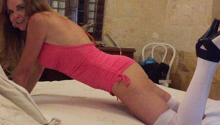Horny Blonde MILF does 7 position fuck suck and rim