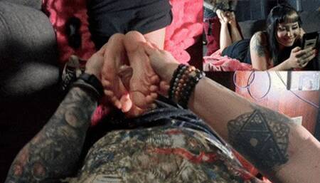 Time for your Milking - Mistress Celene's Ignore PoV Footjob