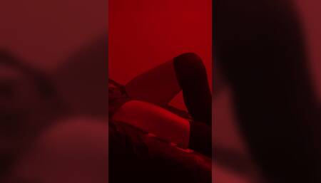 Lingerie Striptease Thick Thighs Long Black Stockings Thigh High Socks Petite Dirty-blonde PAWG 2023 Tiktok
