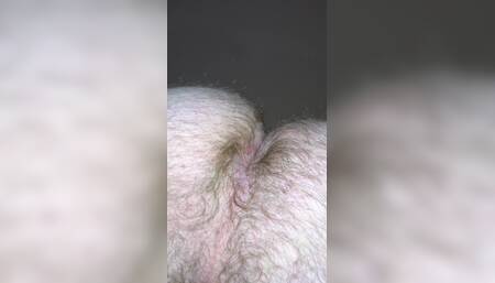 Hairy Ass, Balls and Dick of a Midget Close up