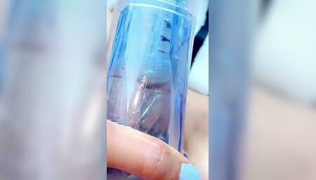 Masturbating with My Sex Toy Outdoor