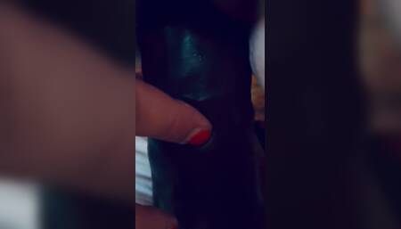 Riding BBC Dildo